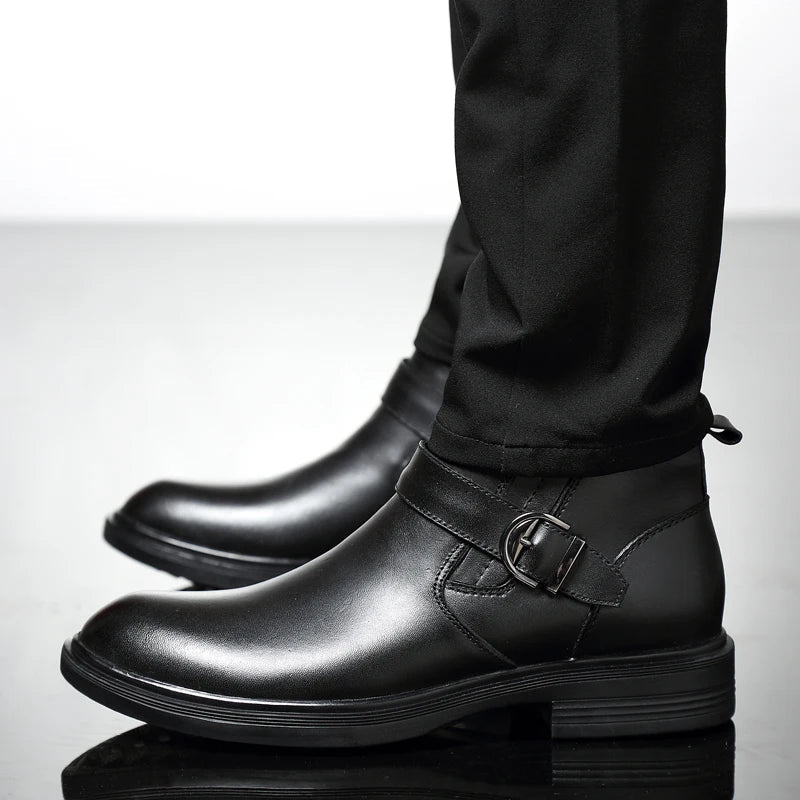 Liam | Leren Ranger Boots