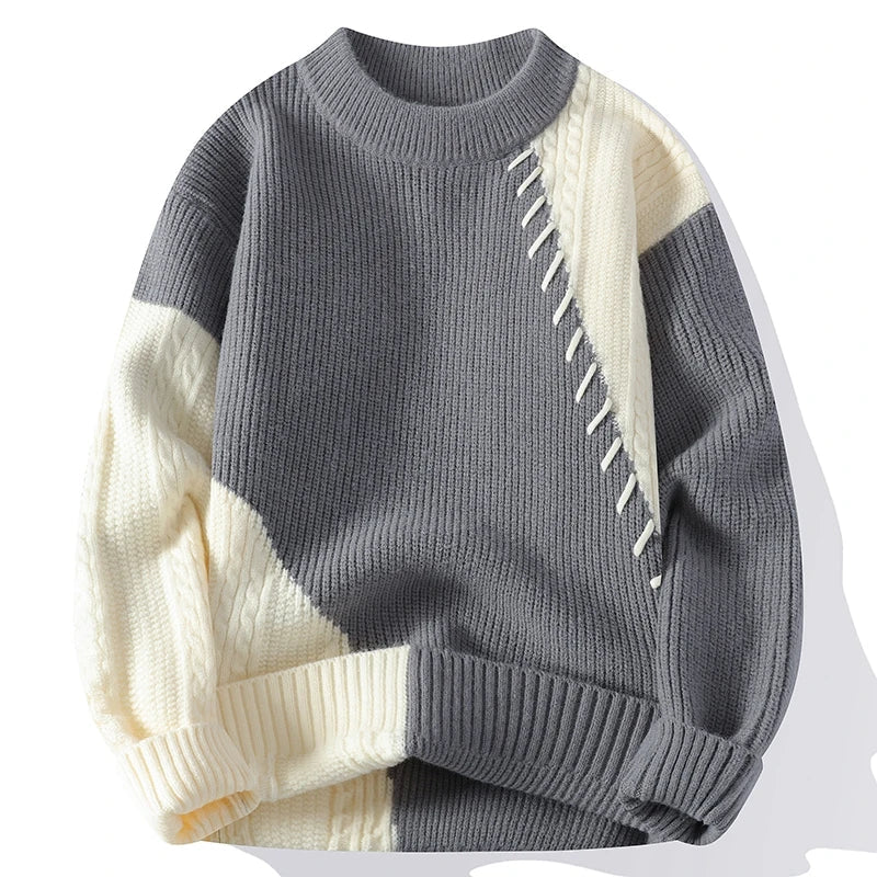 Tommaso | Pull Patchwork voor Mannen