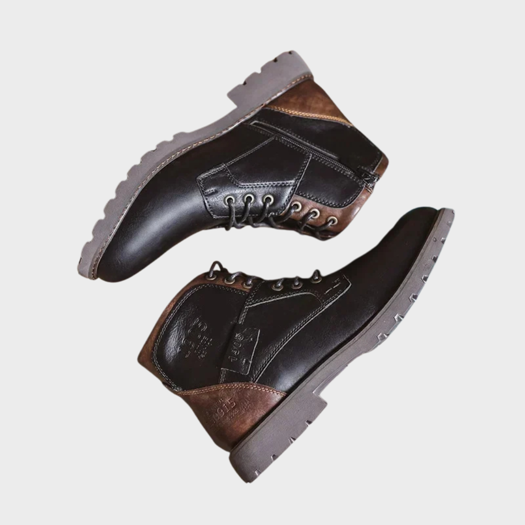 Parker | Leren Enkellaarsjes