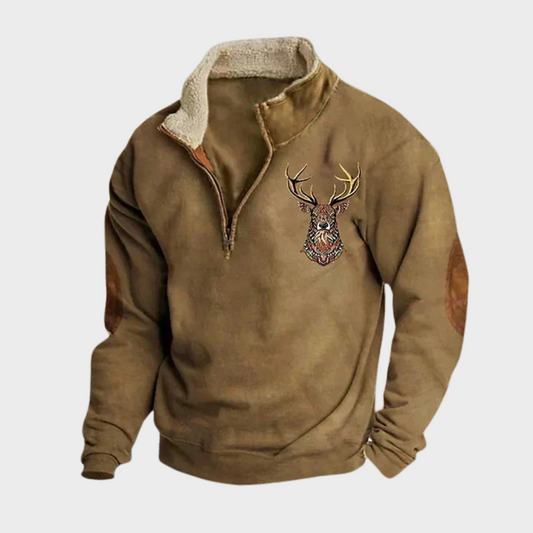 Zeke | Elegante pullover met rits