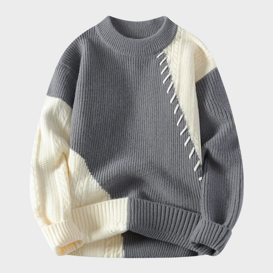 Tommaso | Pull Patchwork voor Mannen