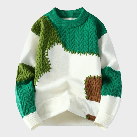Umberto | Pull Patchwork Casual