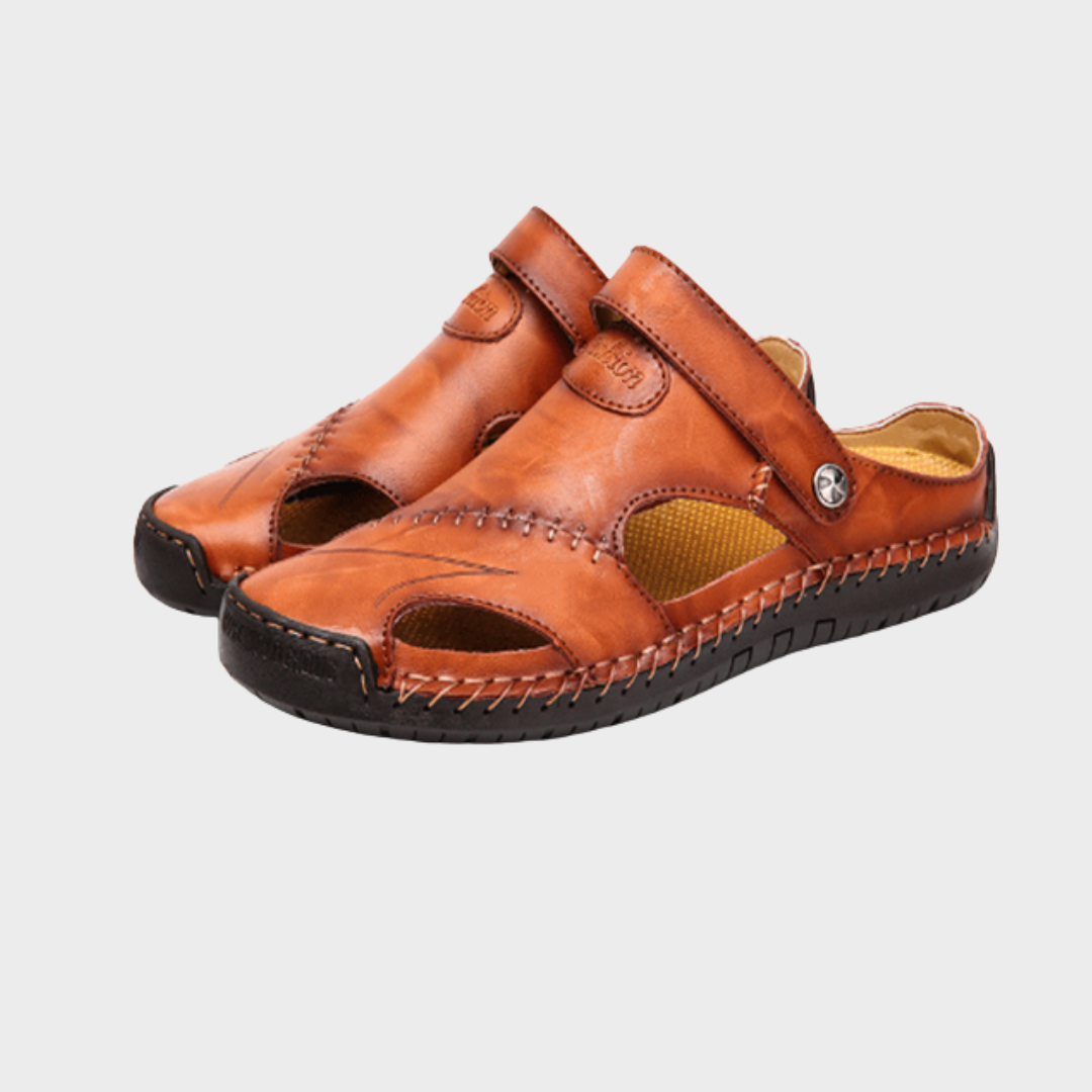 Chris | Orthopedische Leren Sandalen