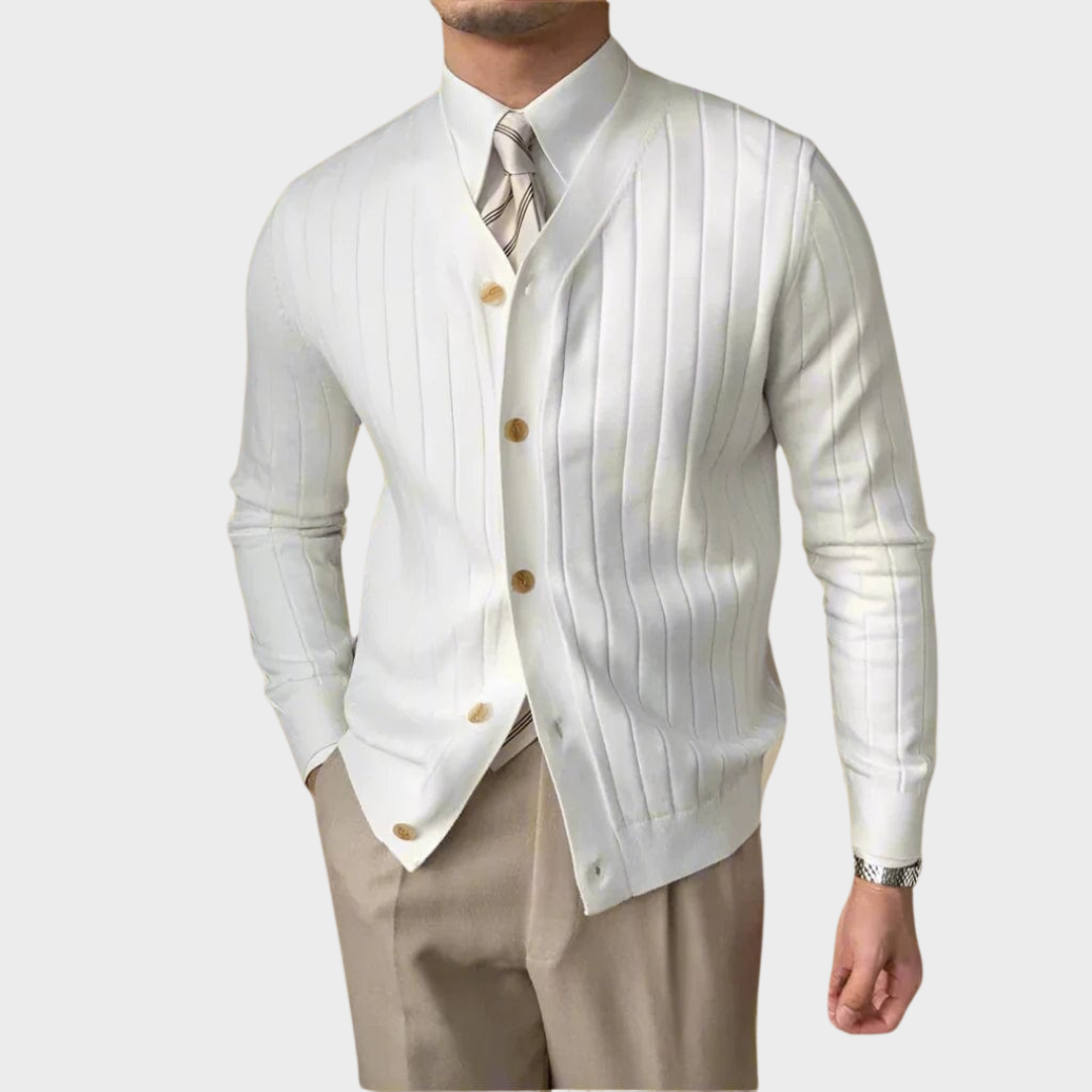 Jacques | Elegante gestreepte gilet