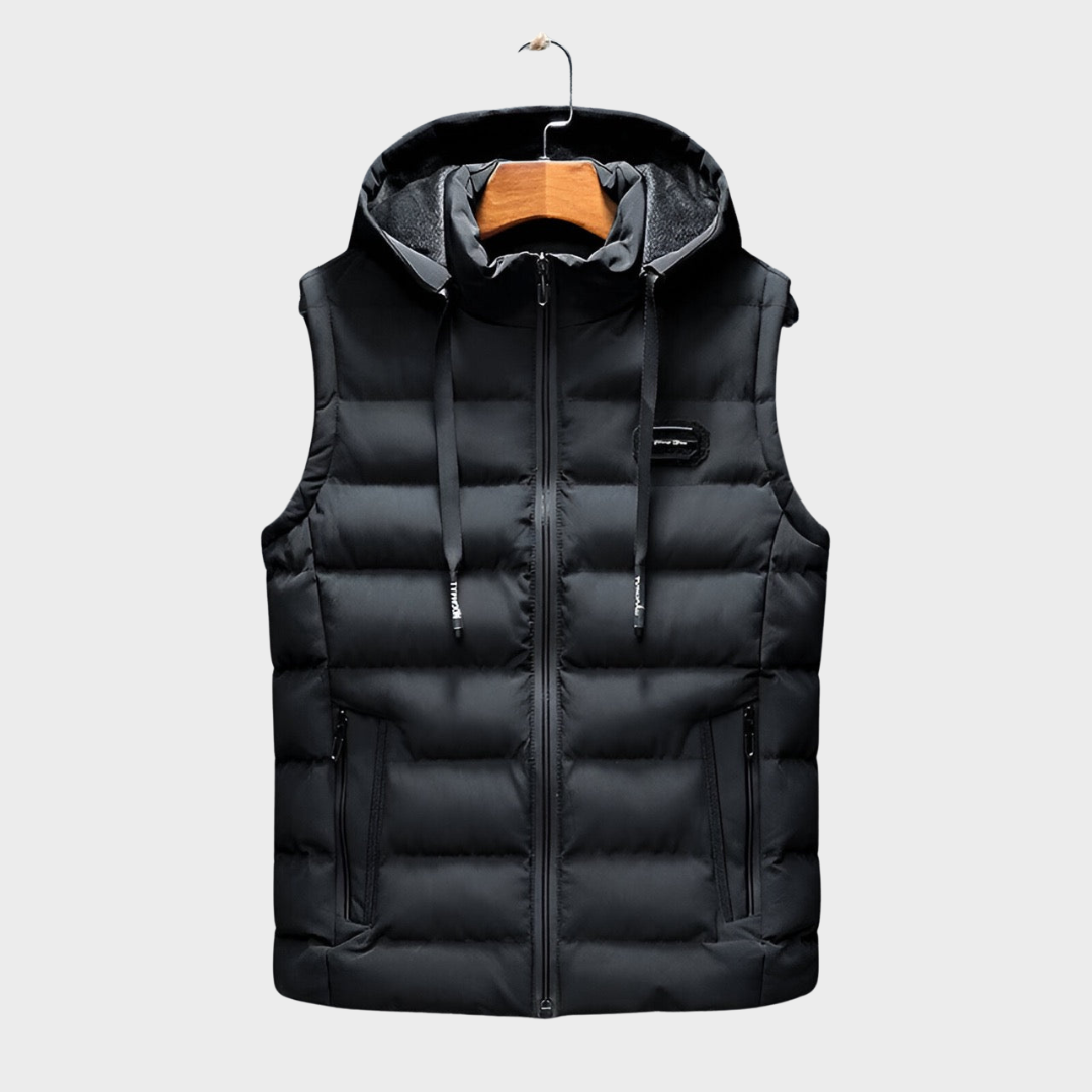 Pierre | Lichtgewicht gilet met capuchon
