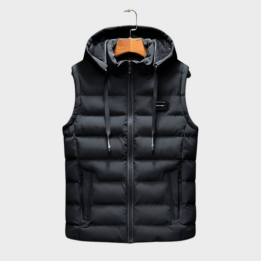 Pierre | Lichtgewicht gilet met capuchon