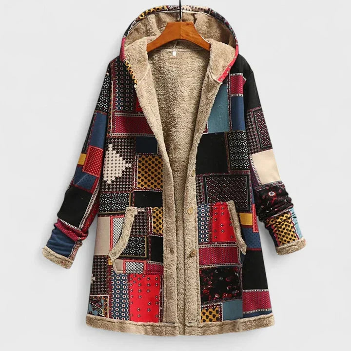 Alisha | De Gezellige Vintage Parka - Rood