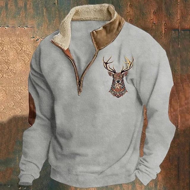 Zeke | Elegante pullover met rits