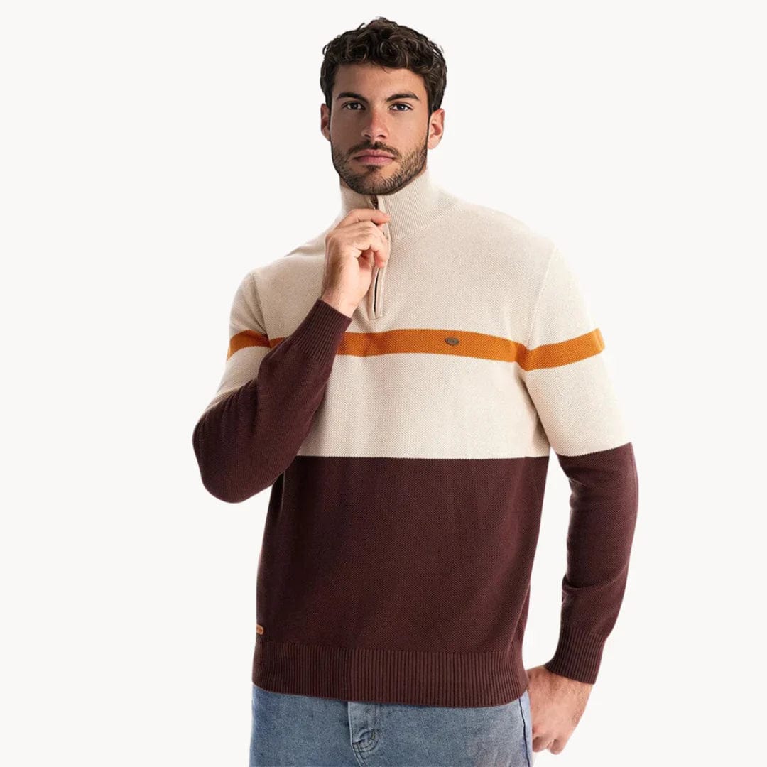 Alexandre | Pullover met kwart rits