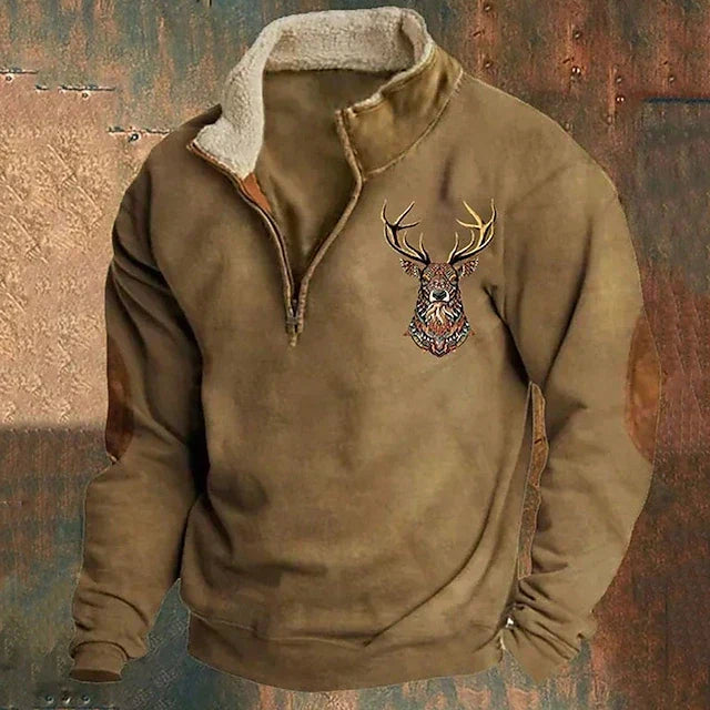 Zeke | Elegante pullover met rits