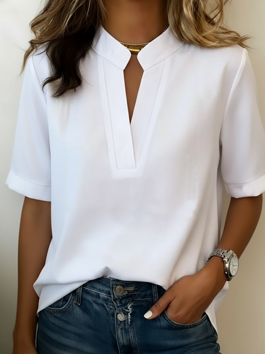 Karlijn | Elegante blouse met verfijnde kraag