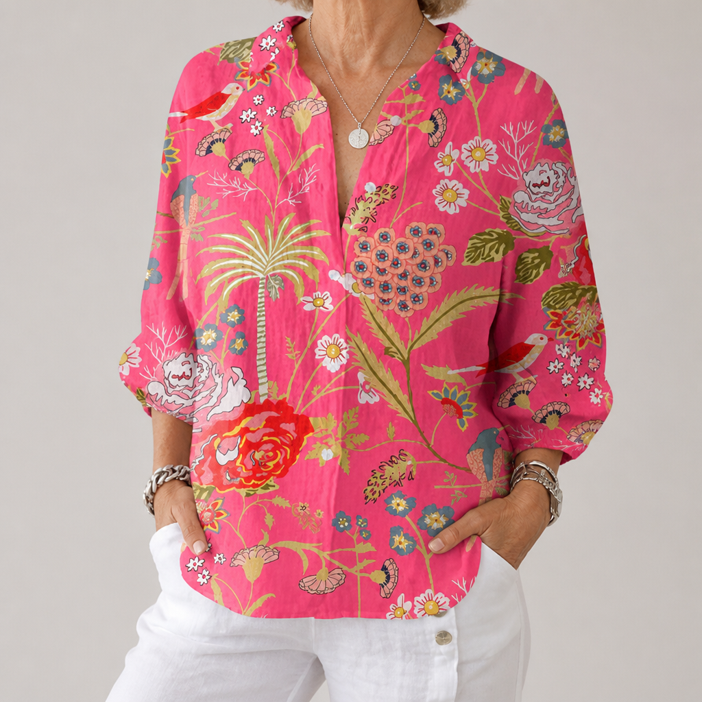 Chloe™ | Tropische Bloesem Blouse | Ademend en comfortabel voor de lente
