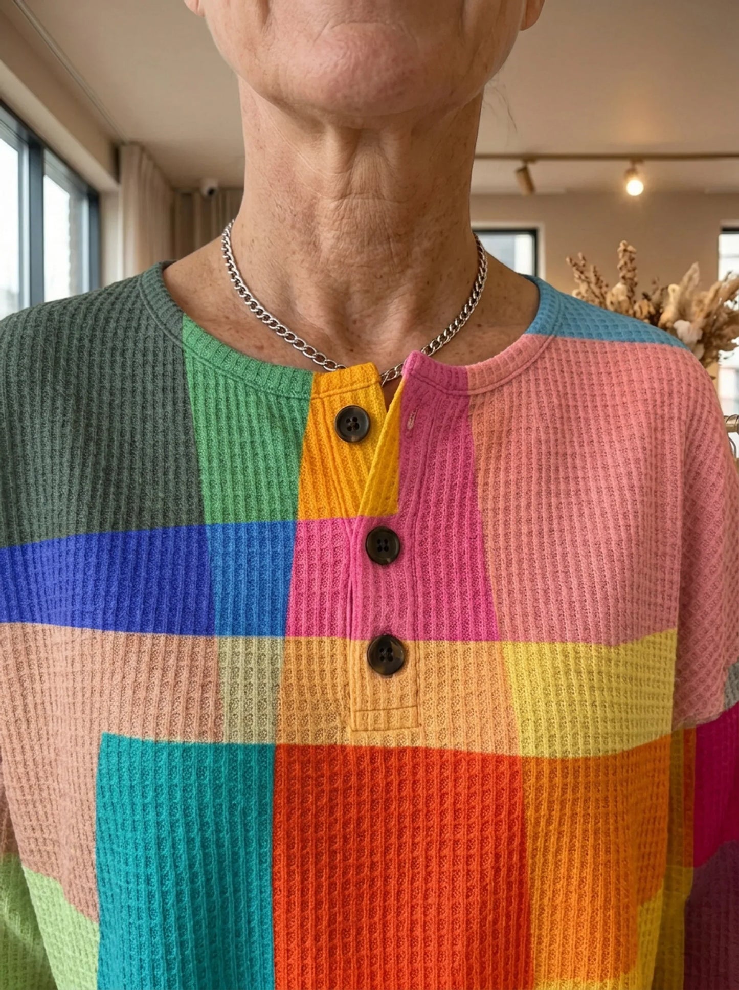 Angela - Kleurrijk Vintage Sweatshirt