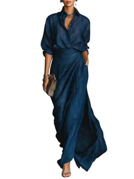 Simone · Set van blouse en lange rok