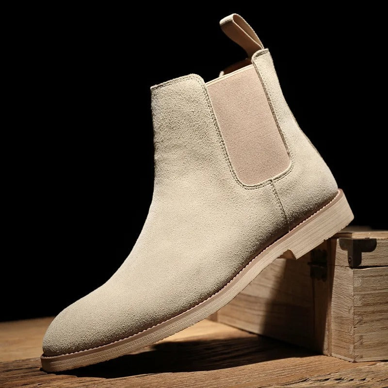 Armendo | Suède Chelsea Boots