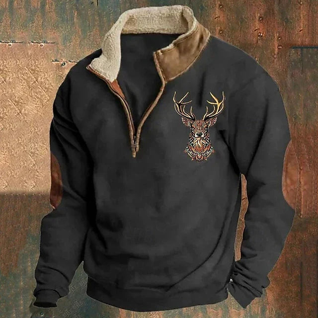 Zeke | Elegante pullover met rits