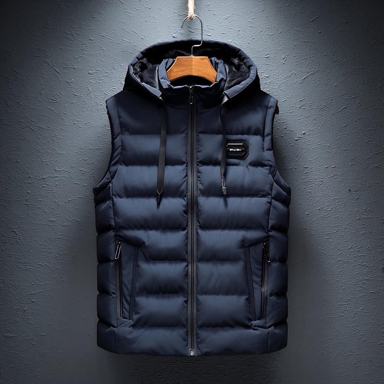 Pierre | Lichtgewicht gilet met capuchon