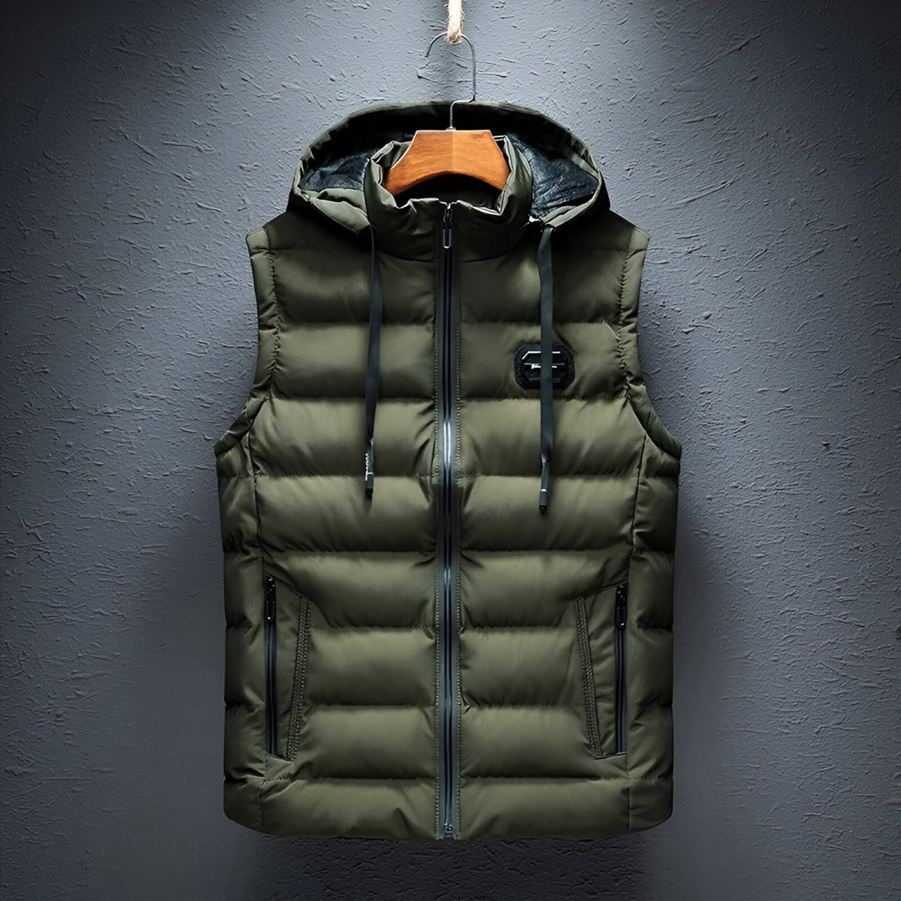 Pierre | Lichtgewicht gilet met capuchon