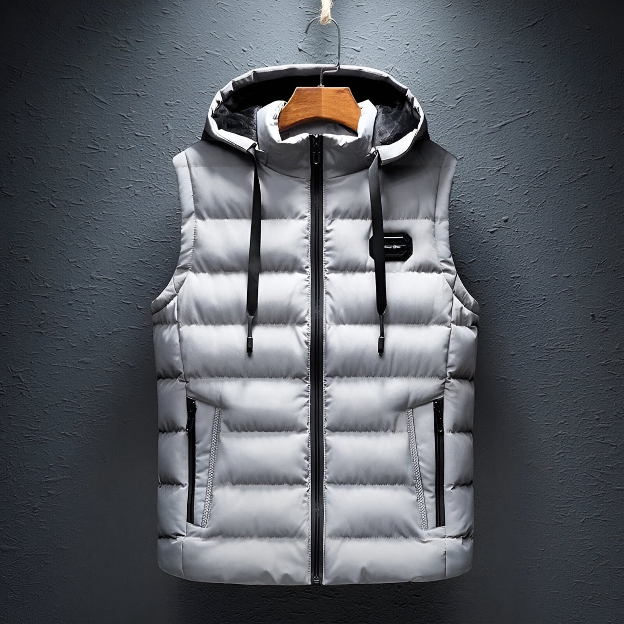 Pierre | Lichtgewicht gilet met capuchon