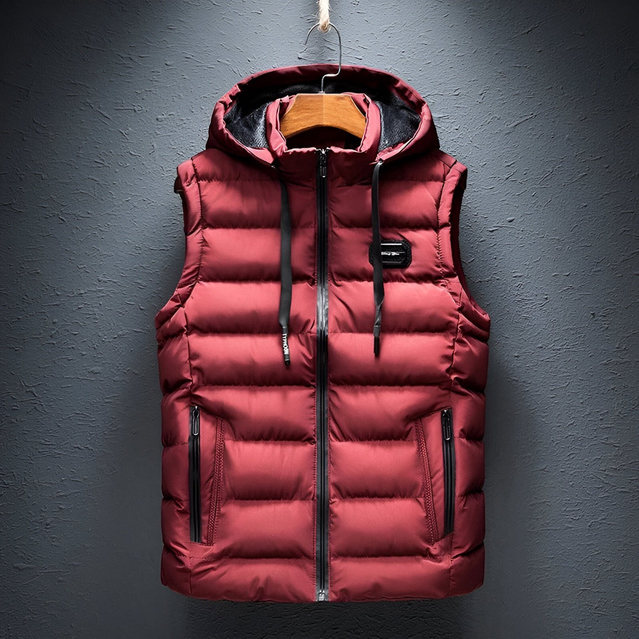 Pierre | Lichtgewicht gilet met capuchon